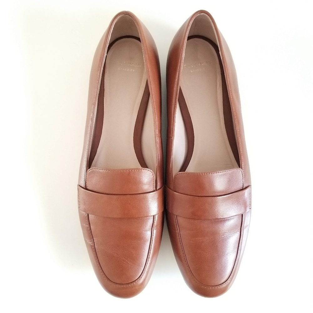 Cole Haan GRAND.OS Loafers Women's Brown Flat Shoe - Picture 6 of 12